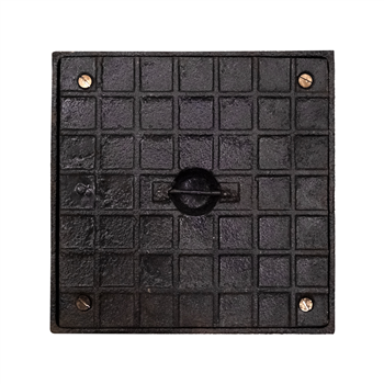 Square Black Cast Iron Sealing Plate