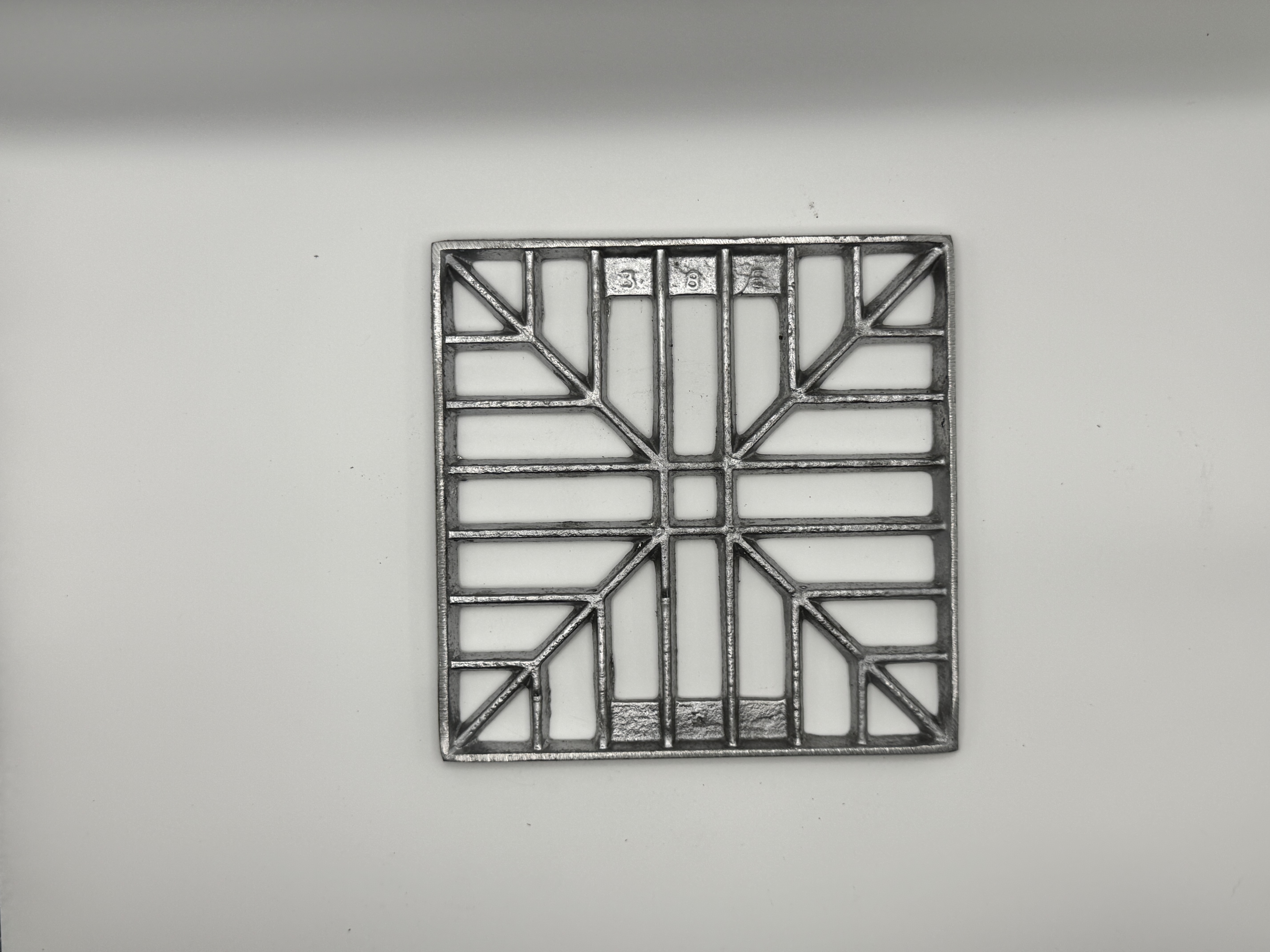 Square alloy grid